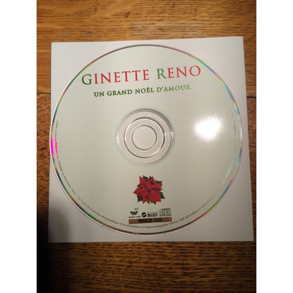Ginette Reno - Un Grand Noël D'amour 2000 CD Chanson Disc Only